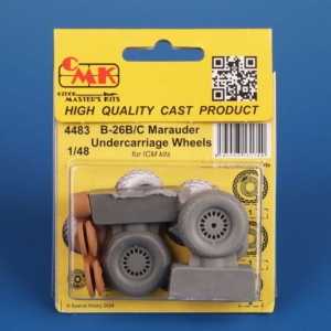 B-26B/C Marauder Undercarriage Wheels  / for ICM kit - Image 2