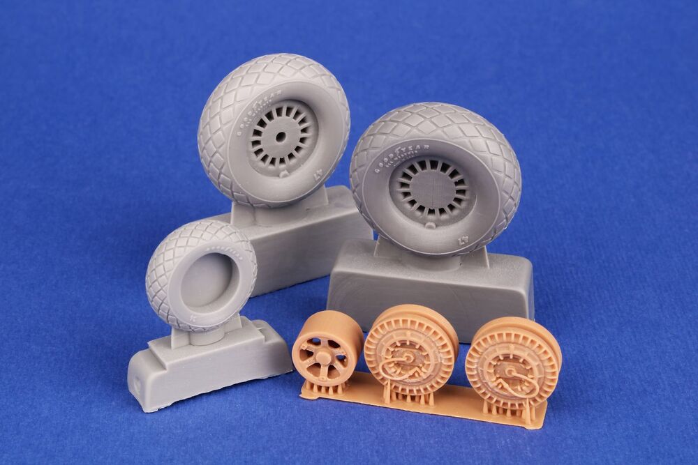B-26B/C Marauder Undercarriage Wheels  / for ICM kit