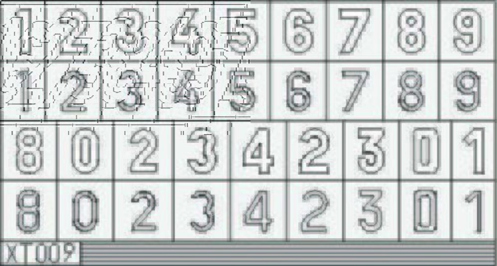German Numbers Large