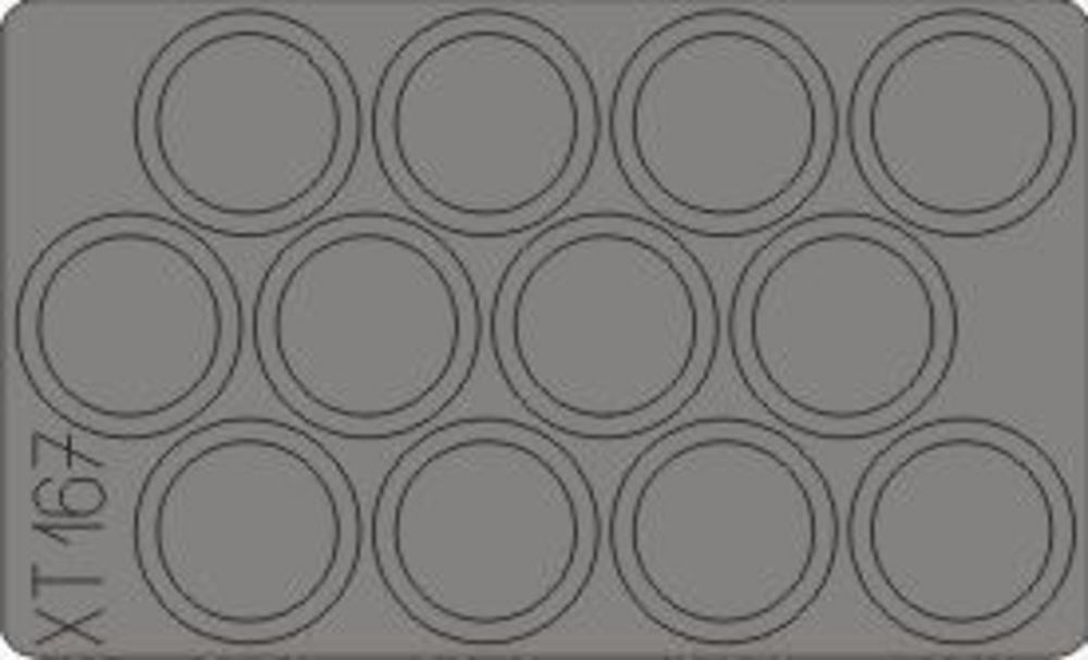 M-7 Mid production wheels masks (DRA)