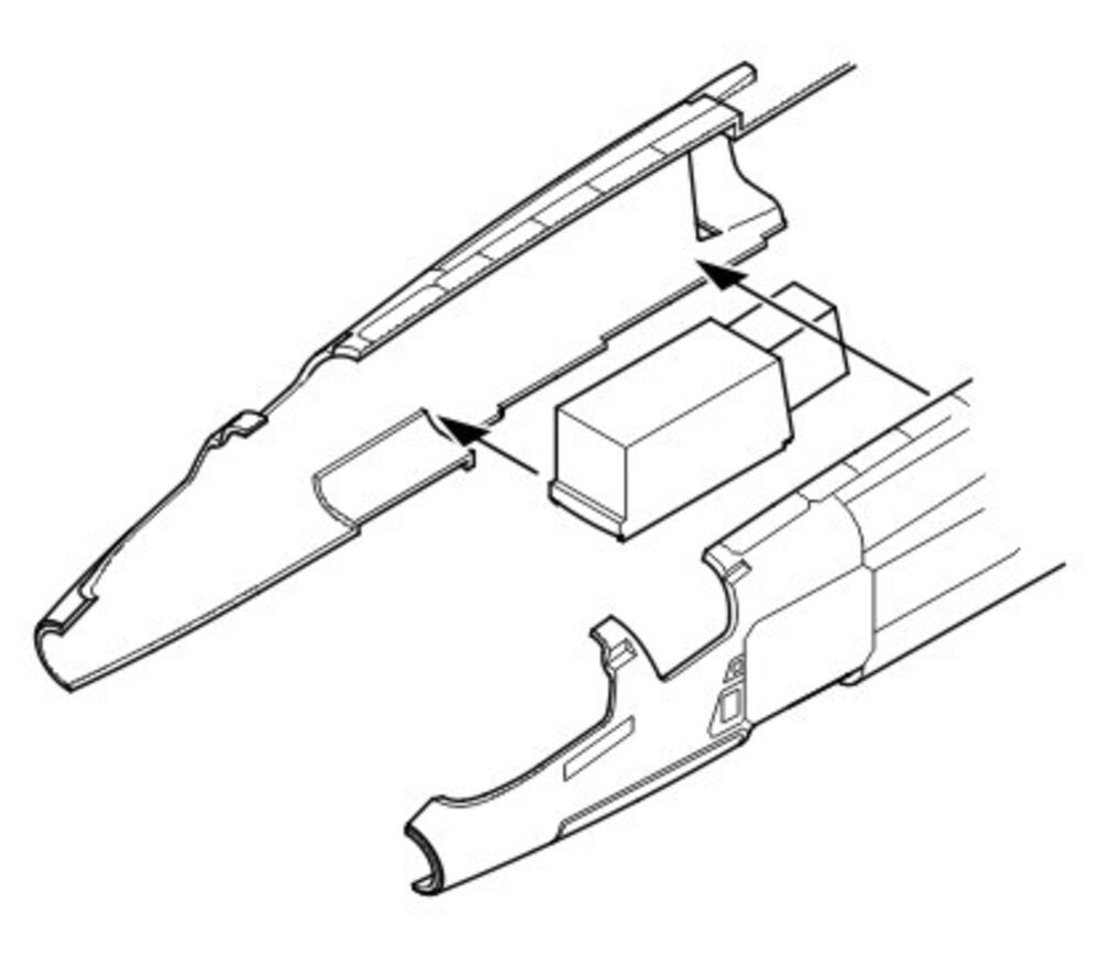 TSR-2 Nose Undercarriage bay für Airfix Bausatz