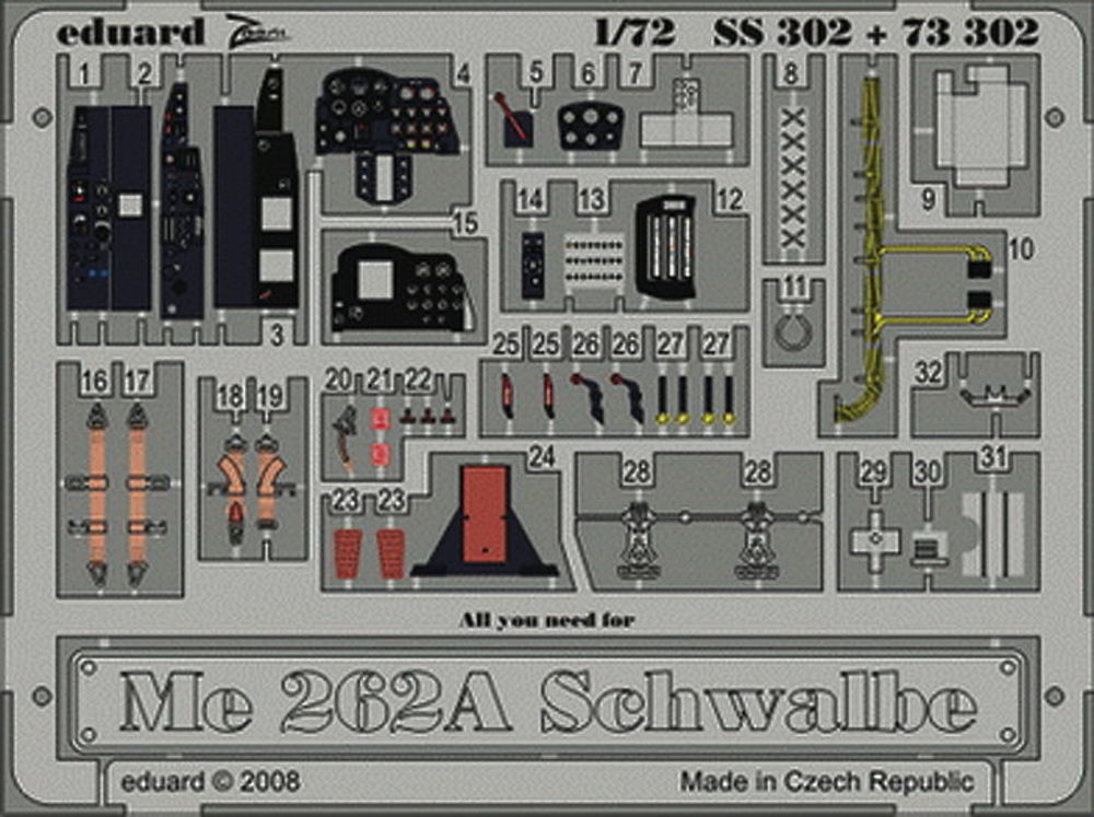 Me 262A Schwalbe für Academy Bausatz
