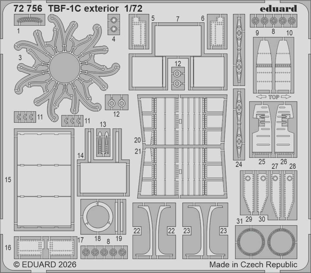 TBF-1C (folded wings) for Hobby Boss