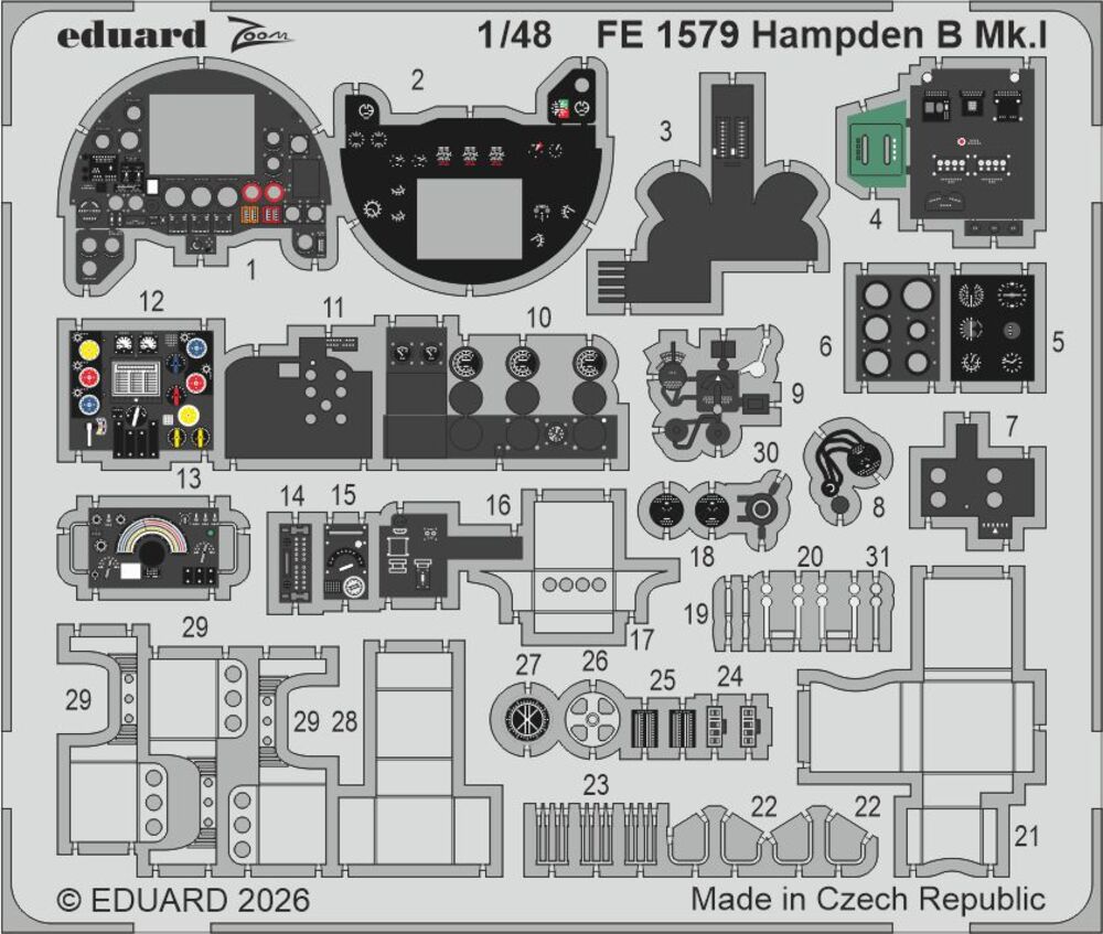 Hampden B Mk.I 1/48 for ICM