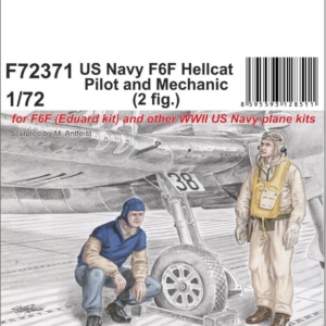 US Navy F6F Hellcat Pilot and Mechanic - Image 1