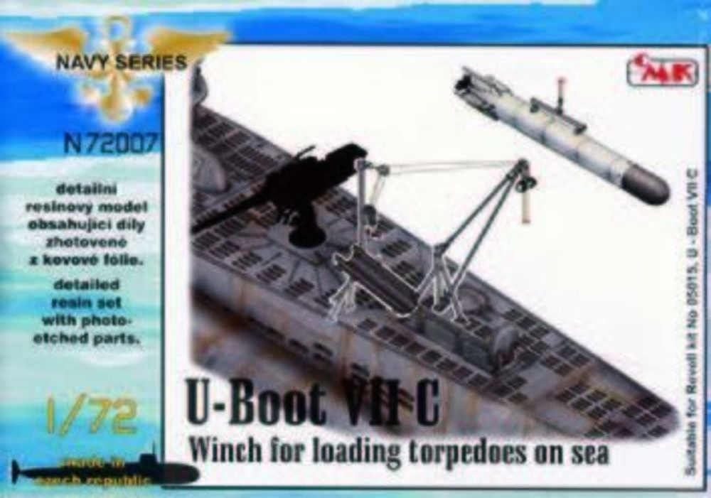 U-Boot VII Winch for loading torpedoes on sea