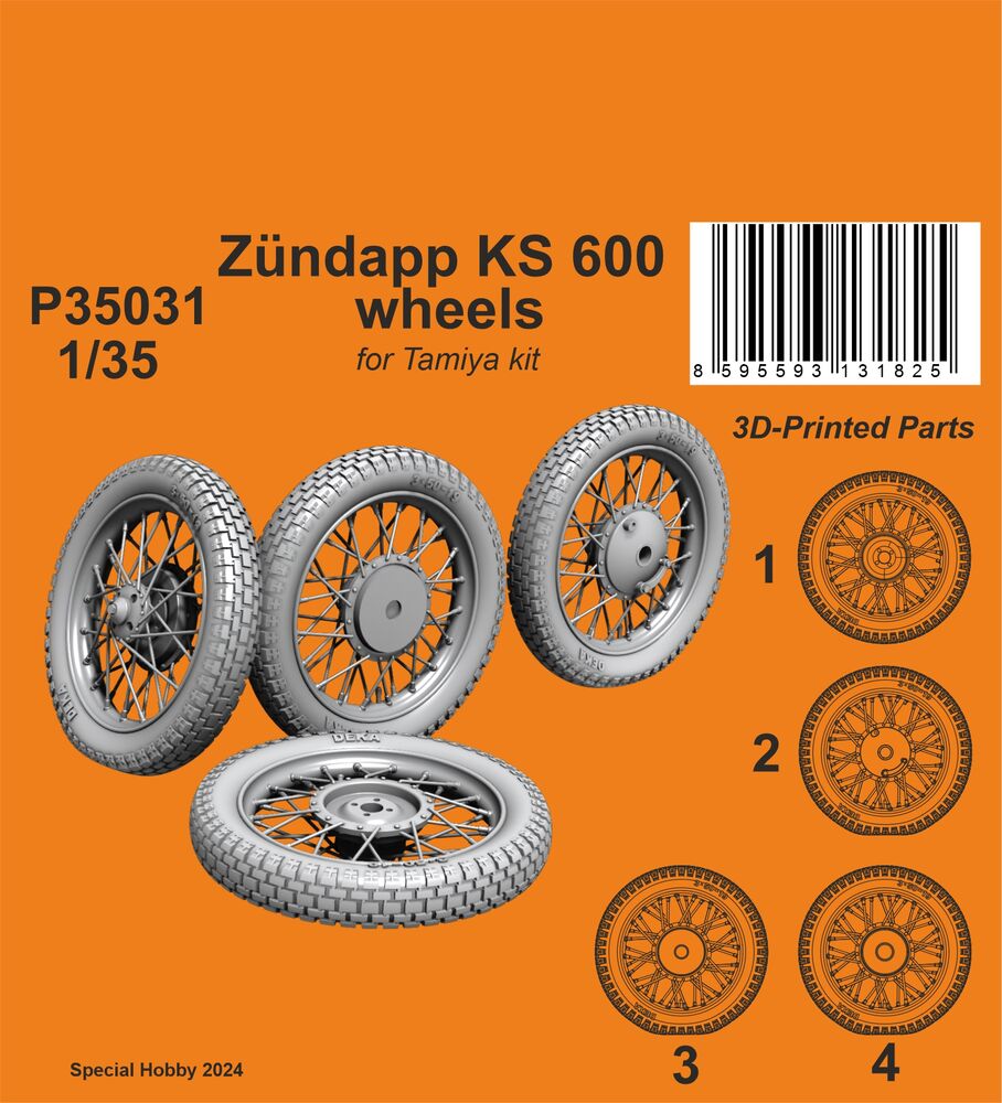 Zündapp KS 600 Wheels