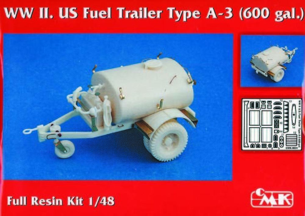 WW II. US Fuel Trailer Type A-3 (600 gal.)