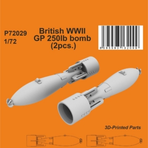 British WWII GP 250lb bomb (2pcs.) - Image 1