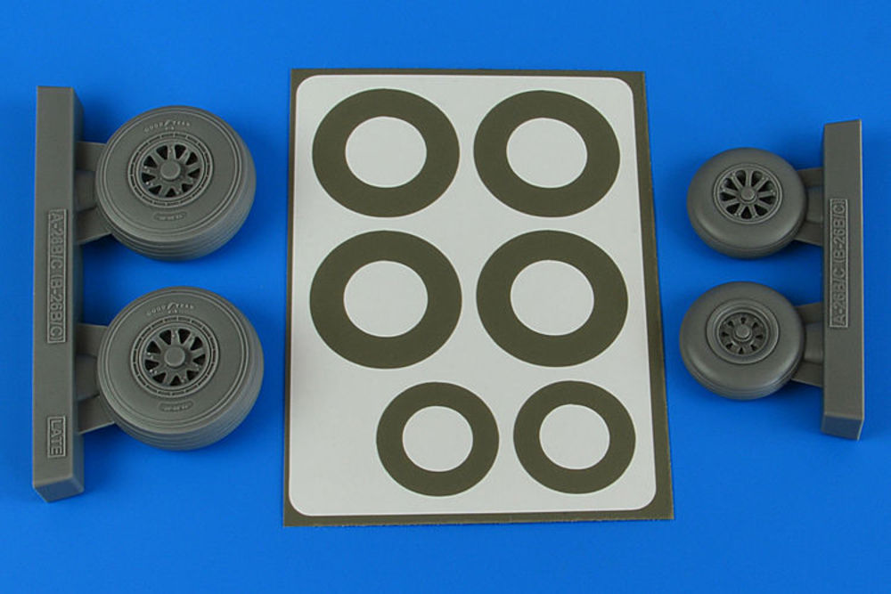 A-26B/C (B-26B/C) Invader wheels & paint masks late