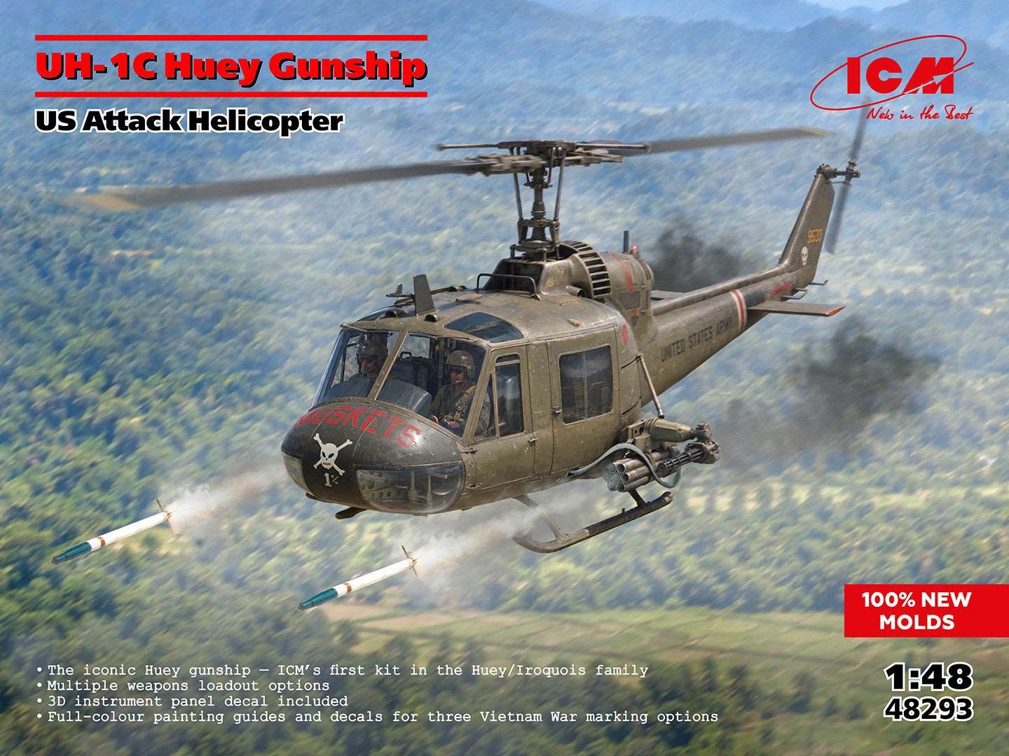 Predobjednávka – UH-1C Huey Gunship 1/48