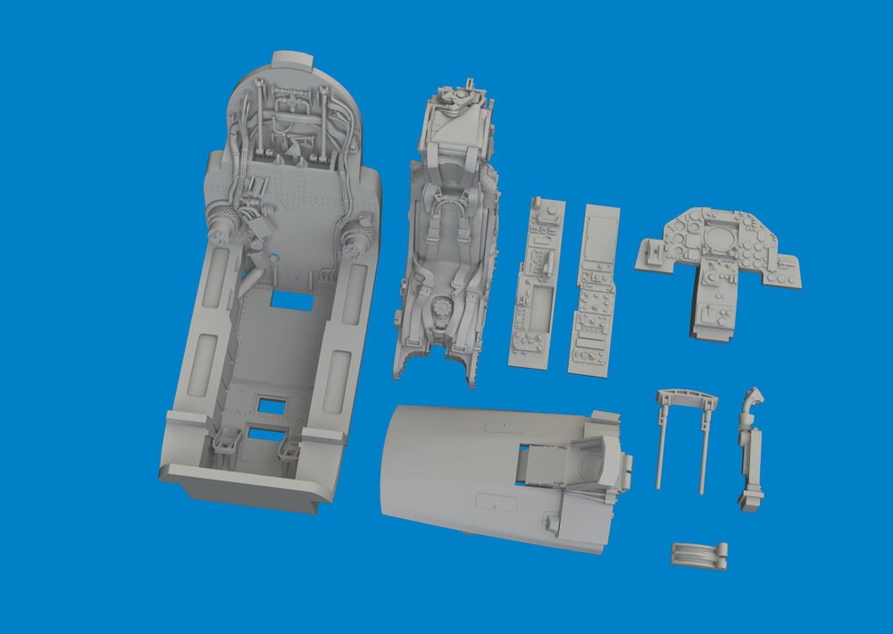 Jaguar GR.1A cockpit PRINT 1/48 for Airfix