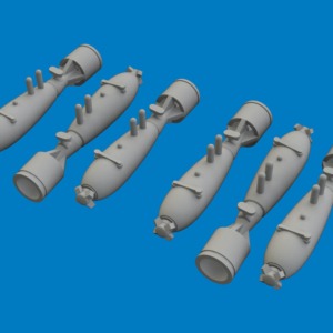 P-40 40lb frag bombs PRINT for Eduard - Image 2