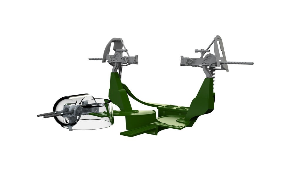 PBY-5A machine guns PRINT for Eduard / Revell