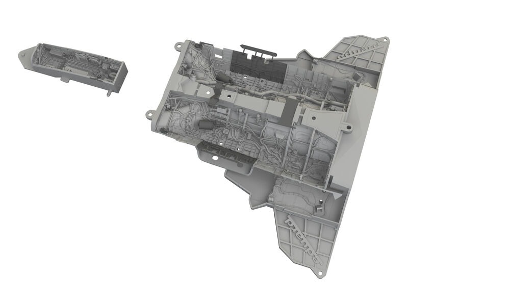 F-35A bottom equipment detail set PRINT for Tamiya