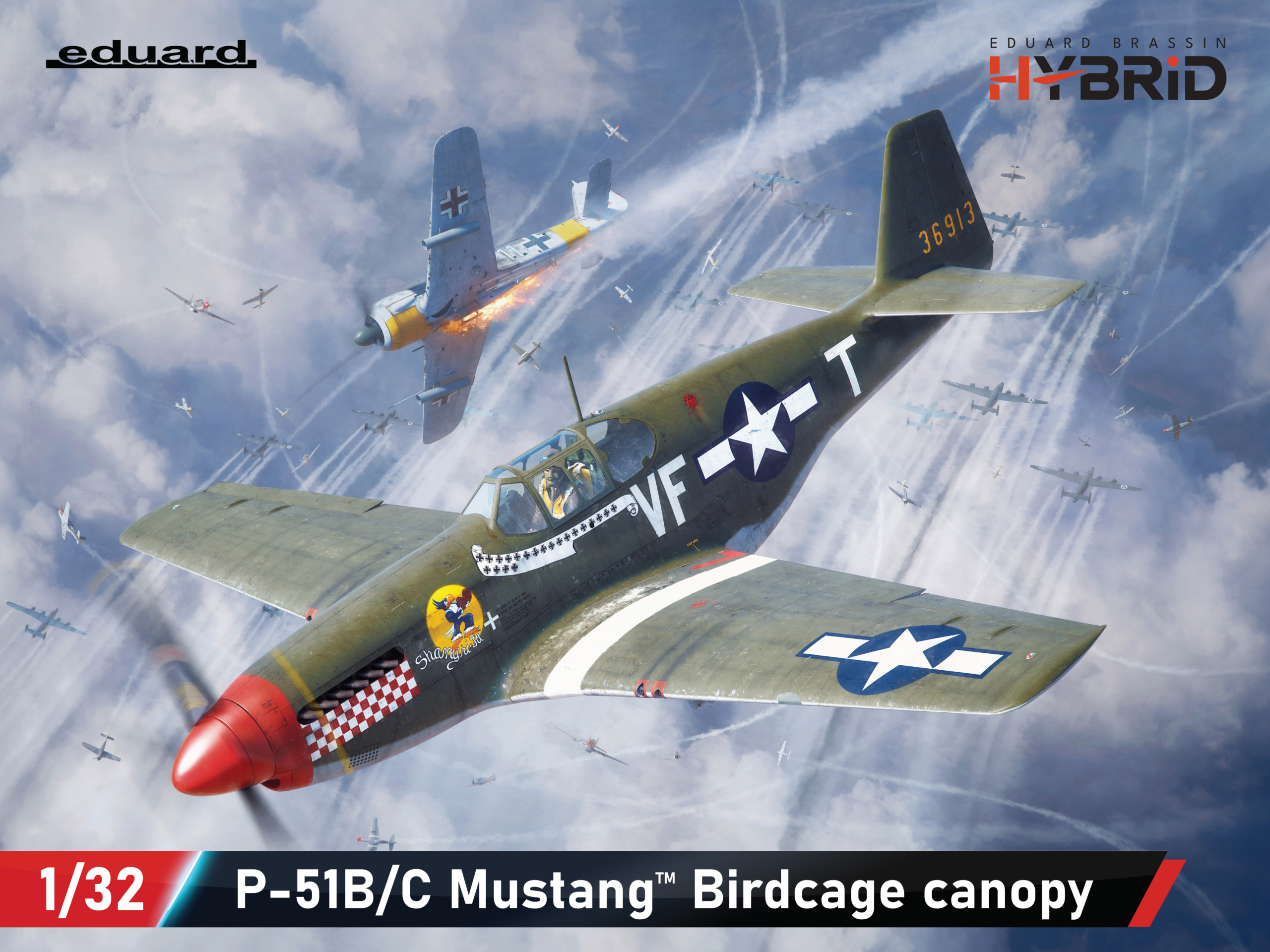 P-51B/C Mustang Birdcage canopy HYBRID 1/32 - Image 1
