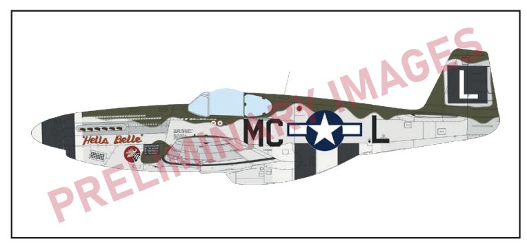 P-51B/C Mustang Malcolm Hood canopy 1/32