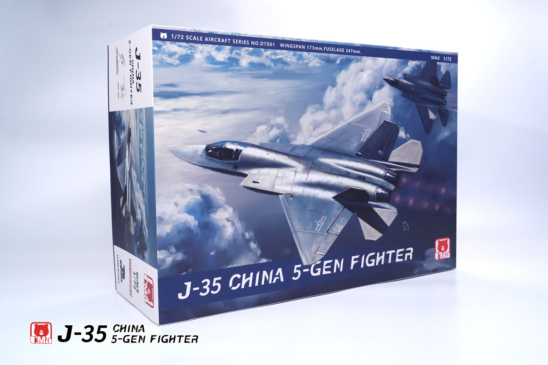 Shenyang J-35 Gyrfalcon Fifth-generation Medium Stealth Fighter 1/72 Twin Pack (PLAAF J-35A and PLAN J-35)