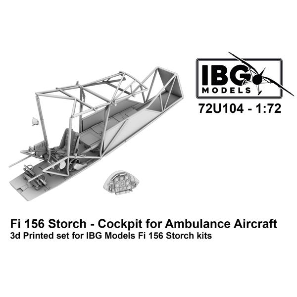 Fieseler Fi 156 - Cockpit for Ambulance Aircraft 1/72