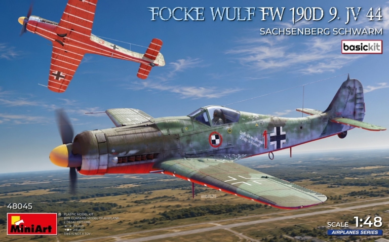 Focke-Wulf Fw 190D-9. JV 44 “Sachsenberg Schwarm” BASIC 1/48