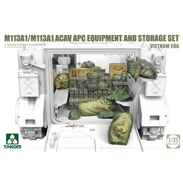 M113A1/M113A1 ACAV APC Equipment+storage set 1/35