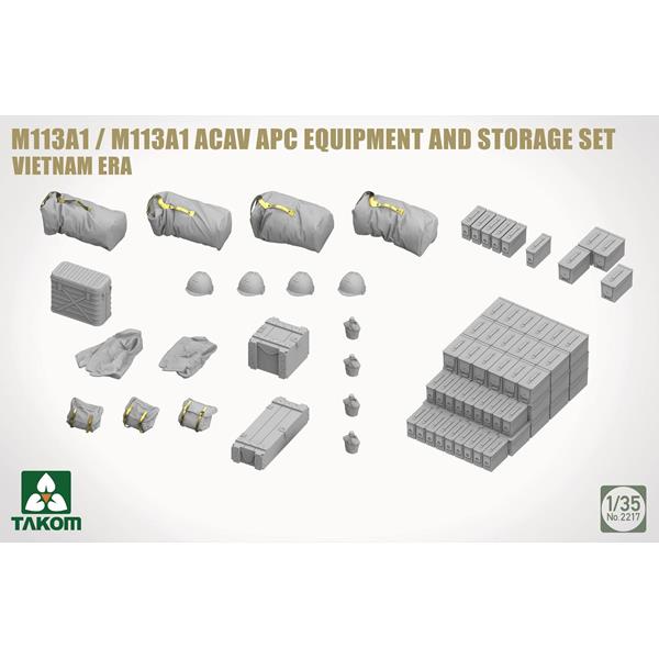 M113A1/M113A1 ACAV APC Equipment+storage set 1/35