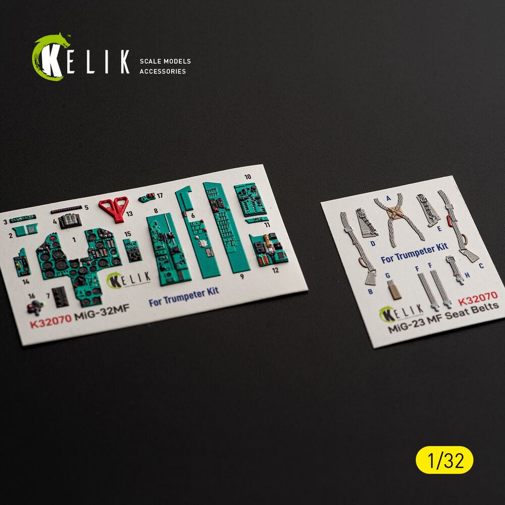 MiG-23 MF - interior 3D decals for Trumpeter