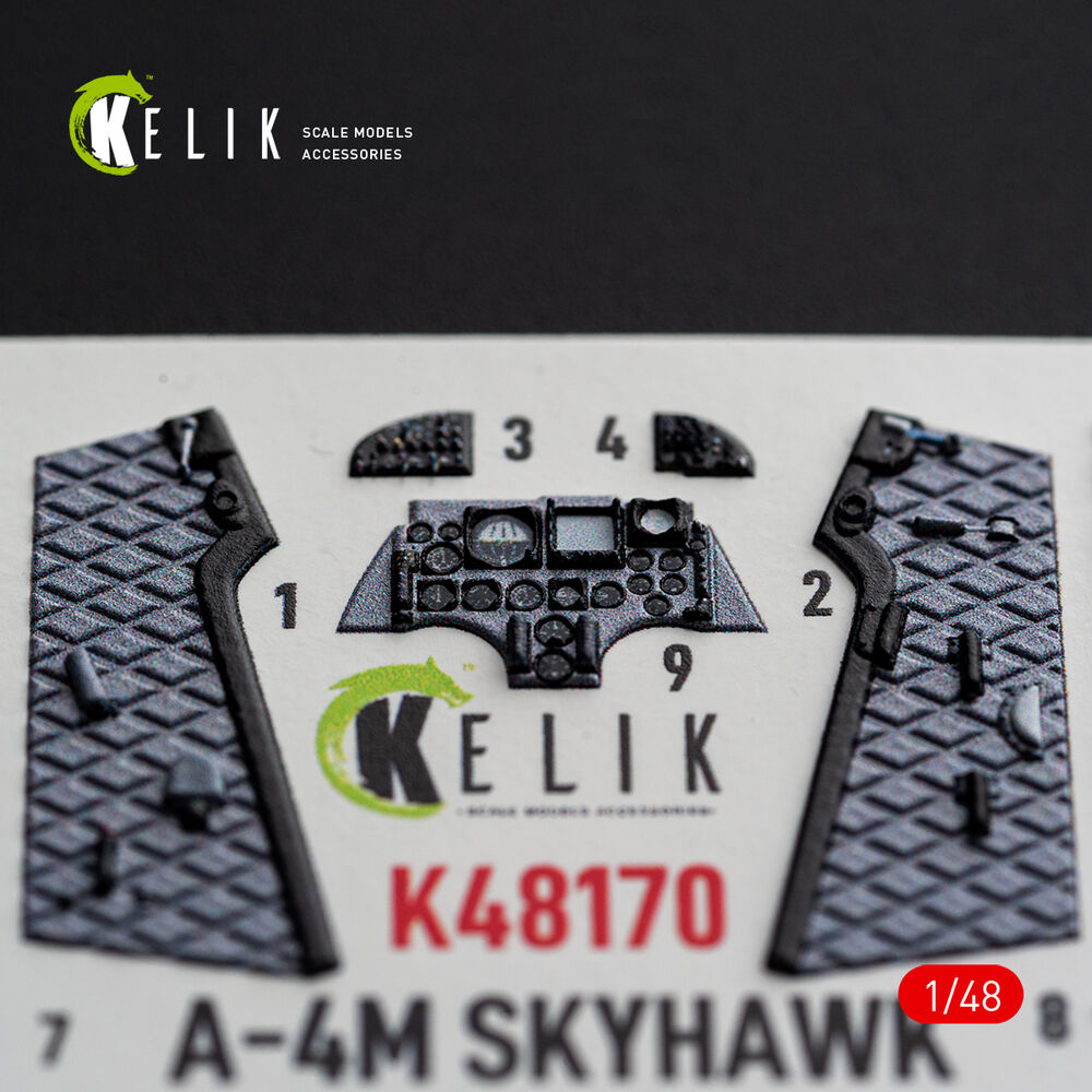 A-4M SKYHAWK - interior 3D decals for Hasegawa