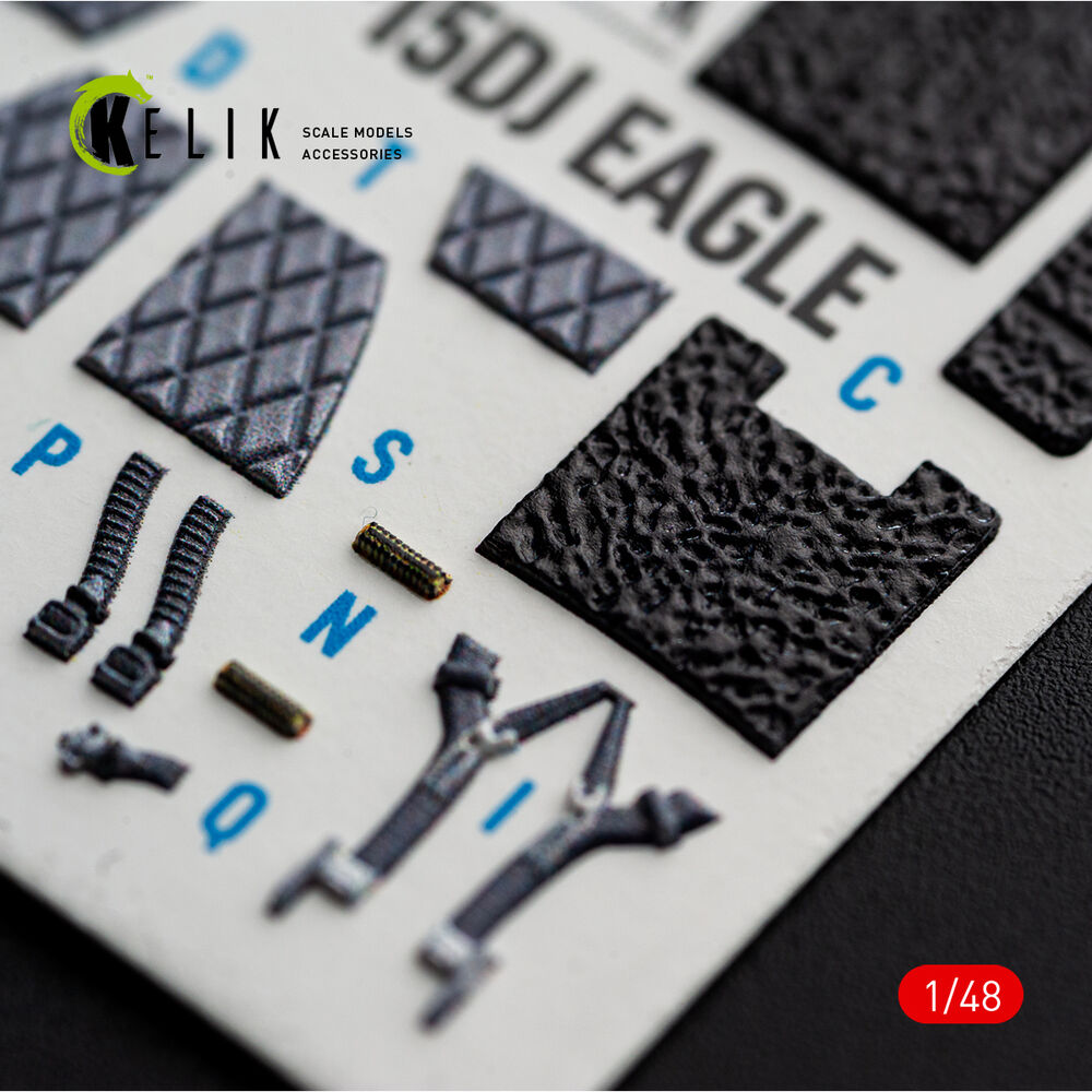 F-15DJ Eagle - interior 3D decals for Hasegawa