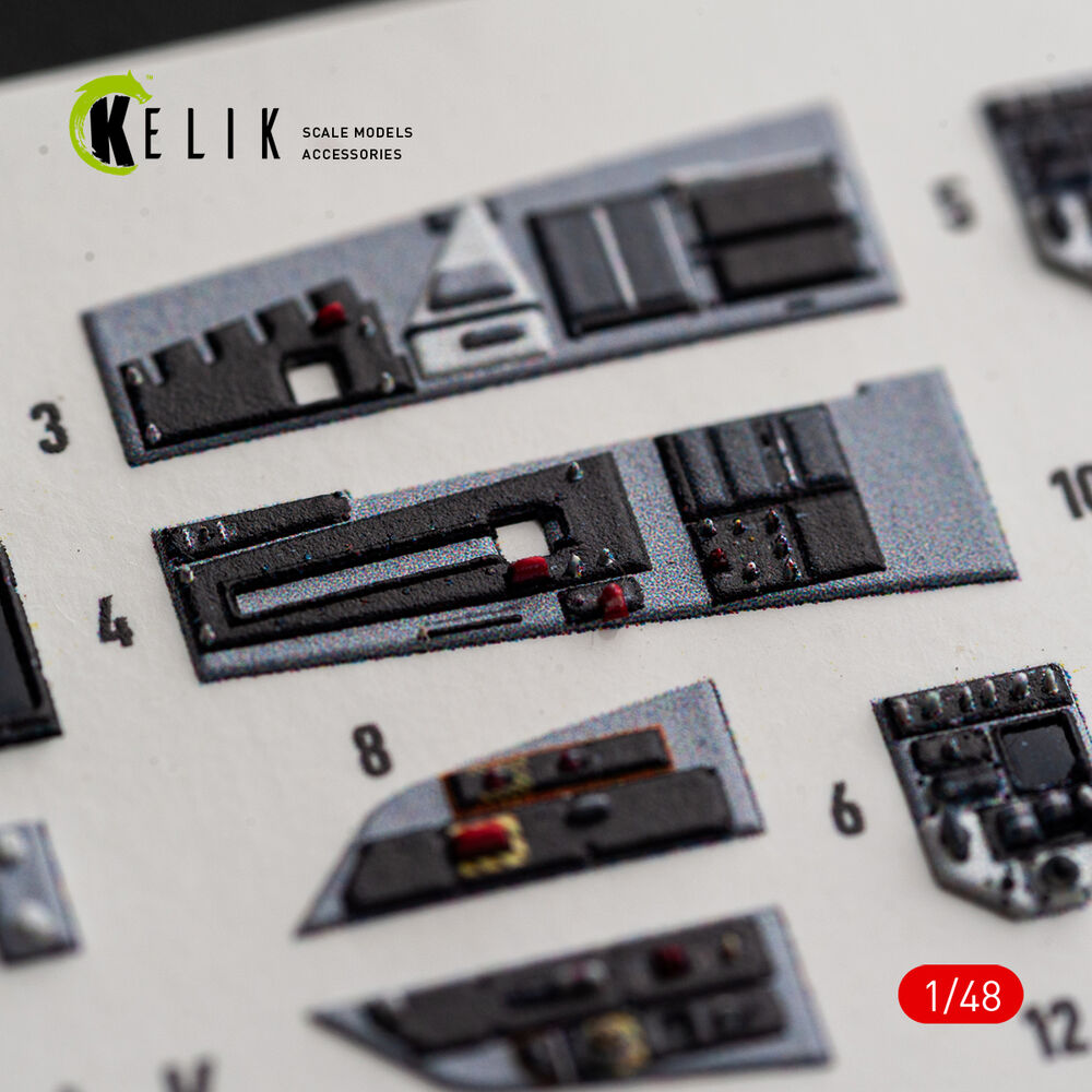 F-35B - interior 3D decals for Italeri