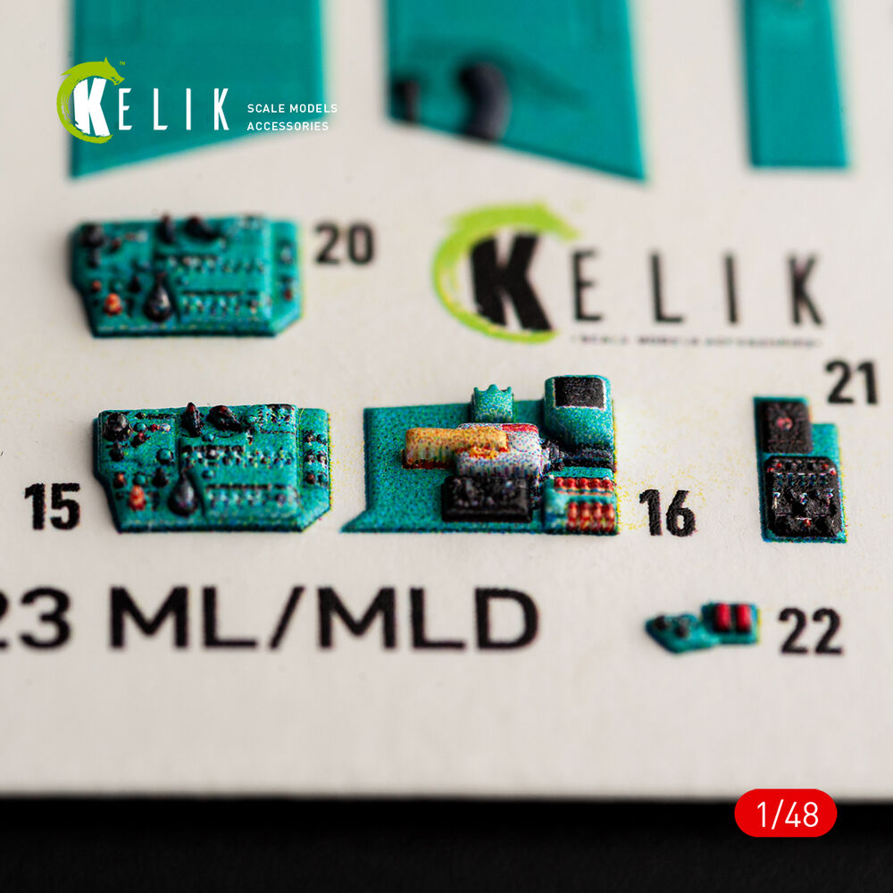 MiG-23 ML/MLD - interior 3D decals for Trumpeter