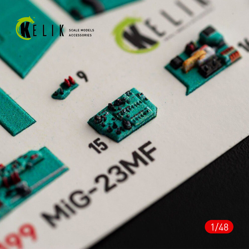 MiG-23MF - interior 3D decals for Trumpeter