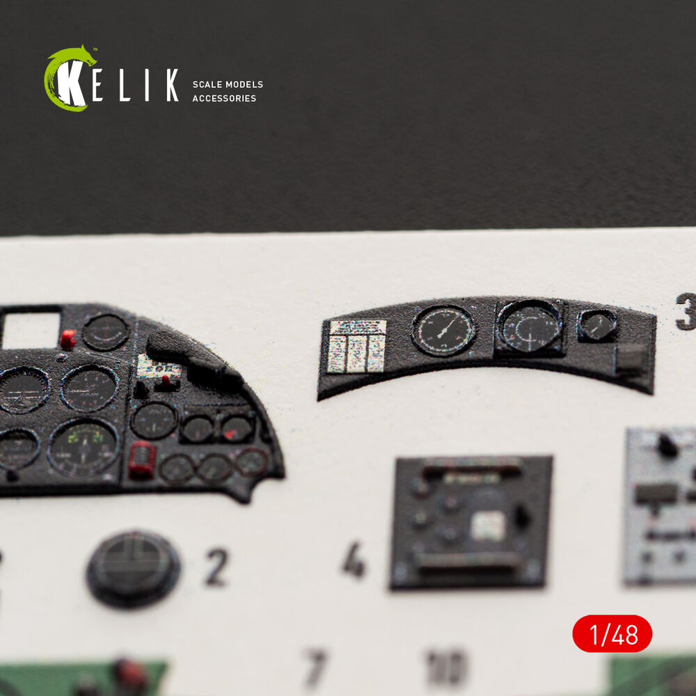 Fulmar Mk.II - interior 3D decals for Trumpeter