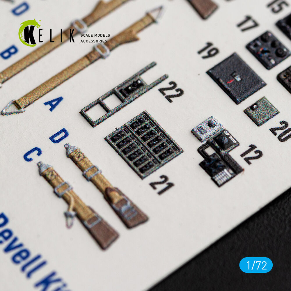 FW-200 C-5/C-8 - interior 3D decals for Revell