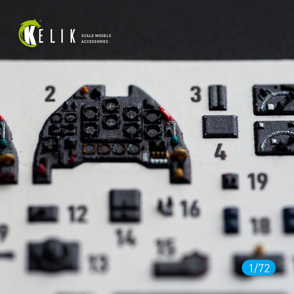 Ju-87 B/R - interior 3D decals for Airfix